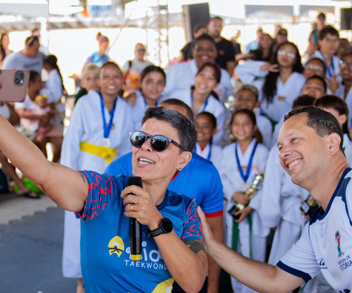 Festival Verão de Taekwondo: Esporte e Energia na Praia de Camburi com a ATKDGV